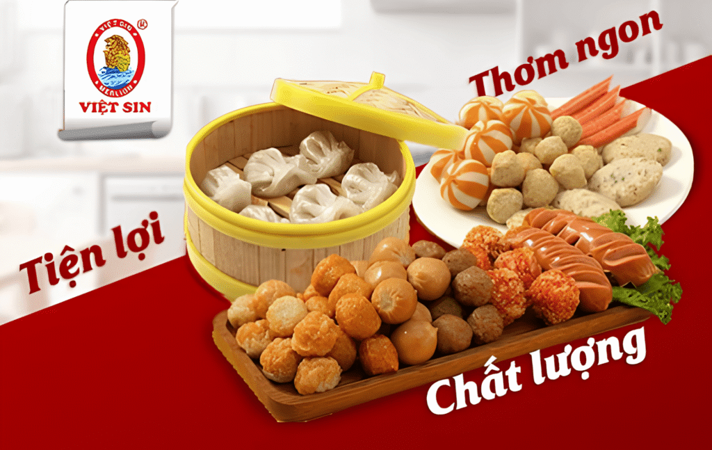 Biến Tấu Món Ngon Mỗi Ngày Cùng Thực Phẩm Đông Lạnh Việt Sin
