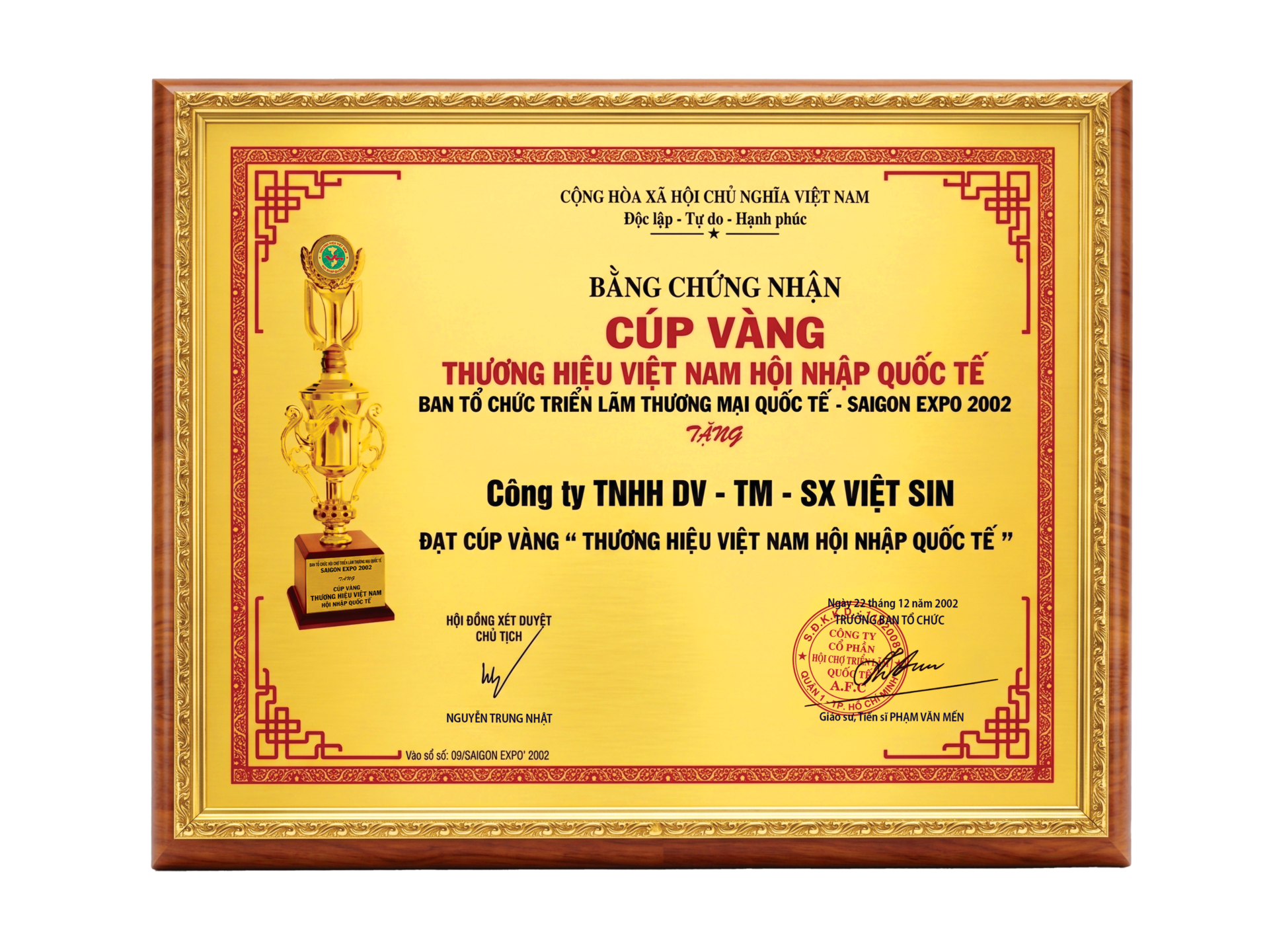 Chứng nhận