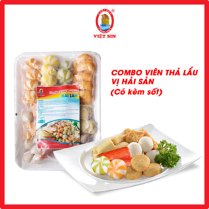 Combo viên thả lẩu vị hải sản